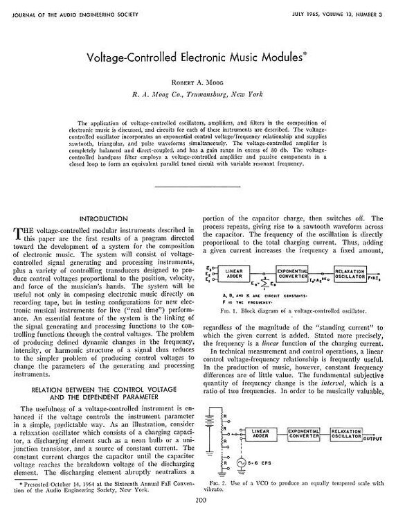 Voltage-Controlled Electronic Music Modules